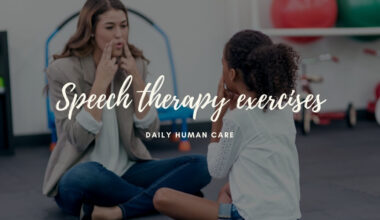 Speech therapy exercises