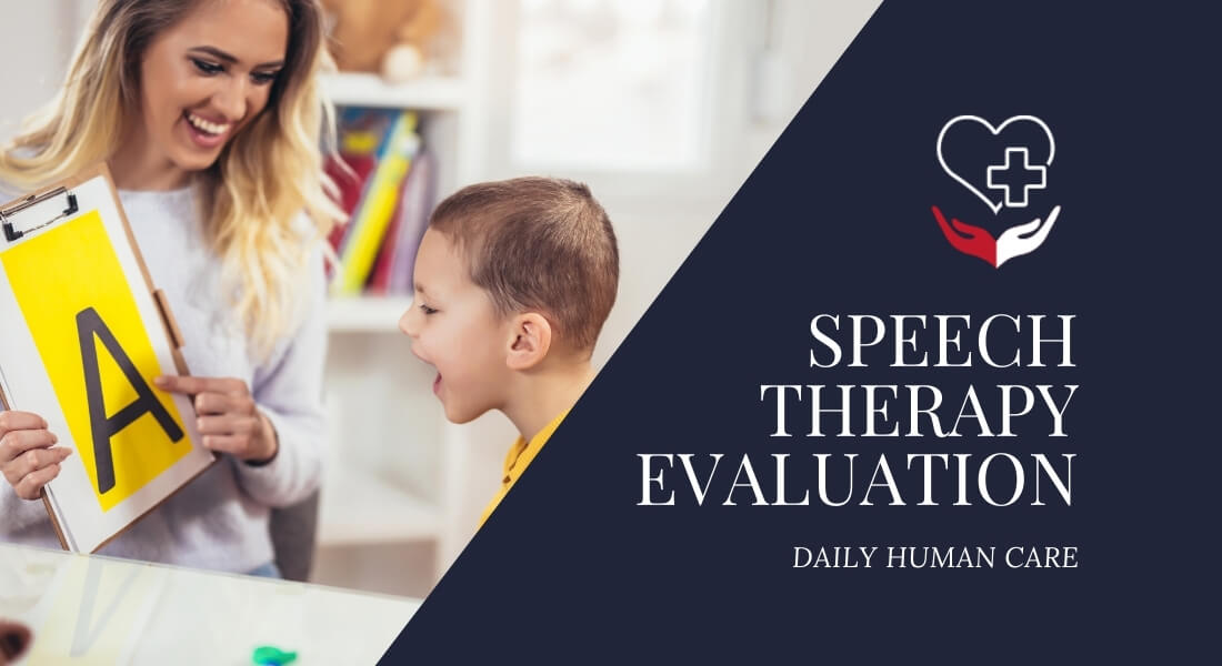 speech therapy evaluation