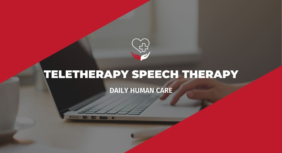 Teletherapy speech therapy