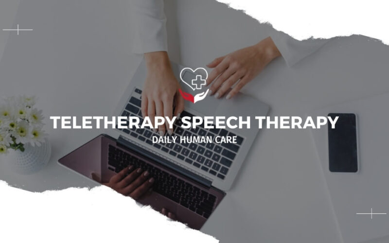 Teletherapy speech therapy